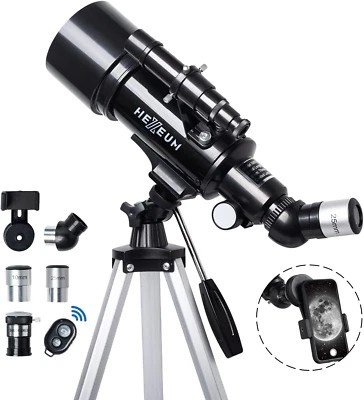 Telescope 70Mm Aperture 500Mm - for Kids & Adults Astronomical Refracting Telesc - Image 1 of 4