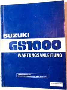 Manual de Operación Libro de Taller Suzuki GS 1000 1981 99500-39000-01G - Imagen 1 de 4