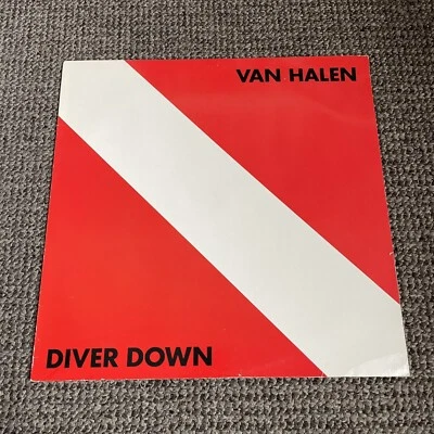 Van Halen – Diver Down Vinyl Record FIRST UK Pressing BLACK 1982 - Image 1 of 4