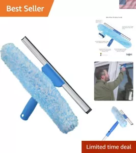 Innovative 14” Squeegee & Scrubber Combo - Professional Window Cleaning Tool - Picture 1 of 7