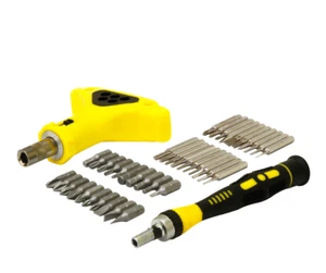 Bit Set Ratchet Screwdriver 42 pcs T Handle Tool Reversible - Picture 1 of 2