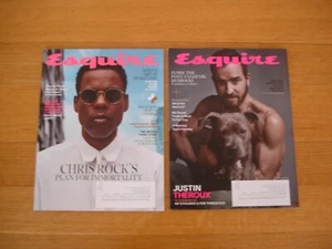 ESQUIRE MAGAZINES: Two 2021 Issues Chris Rock & Justin Theroux - Bild 1 von 12