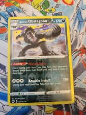 Pokemon Galarian Obstagoon Champion's Path 037/073 NM Reverse Holo Rare Card