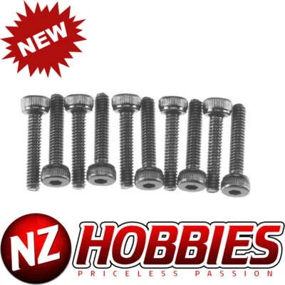 Axial AXA015 Cap Head M2x10mm Black Oxide (10) - Image 1 of 2