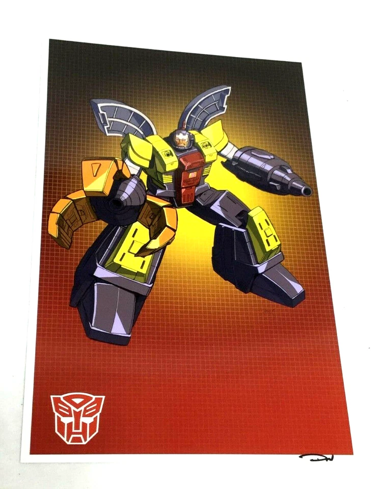 G1 Transformers Autobot Omega Supreme Picture Poster 11x17 Box Art Grid FREESHIP - Image 1 of 1