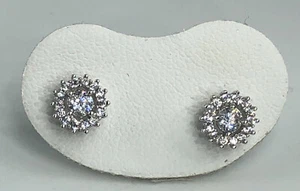 Orecchini oro bianco18kt e zirconi - Imagen 1 de 5