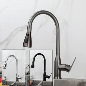 Grifo de cocina fregadero pulverizador de palanca única mezclador grifo plataforma de resorte montado - Imagen 1 de 37