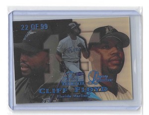 1999 Flair Showcase Row 1 Legacy Collection 22/99 Cliff Floyd #71L