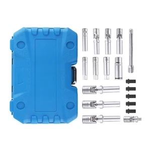 Engine Service Socket Kit for GM Opel VAG Glow Plug Tool Set Universal Joint - Picture 1 of 12