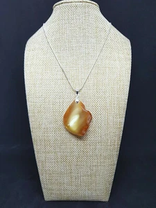 Schöner echter natürlicher Butterscotch gelb cognac baltischer Bernstein Anhänger  - Bild 1 von 7