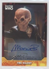 2016 Topps Doctor Who Signature Series Red Auto 3/5 The Silent #48 Auto sq1