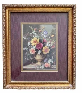 Albert Williams Art Print Nature's Glory Flowers Urn Framed Home Interiors Gifts - Picture 1 of 17
