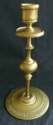 Bougeoir en bronze – style Art Déco – décoration vintage – REF 135 - Photo 1/4