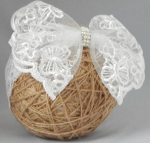 Baby Girl Kid White Lace Big Bow Ribbon Party headband hair Head band Photograph - Picture 1 of 12
