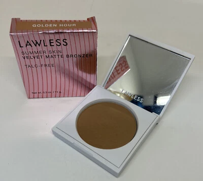 LAWLESS Summer Skin Velvet Matte Bronzer GOLDEN HOUR FULL SZ .3 oz READ DESCRIPT - Image 1 of 4
