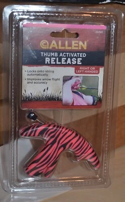 Allen Company Compact Thumb Activated Release black pink 15393 - Image 1 of 2