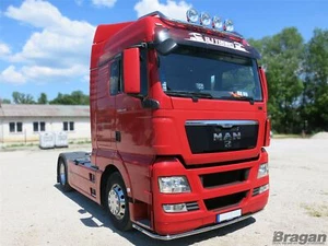 Under Bumper Spoiler Bar + Flush LEDs + Down Lights For MAN TGX Pre 2015 Truck - Picture 1 of 12