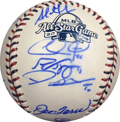 2009 Liga Nacional NL All Star Team firmado béisbol 21 autos Utley MLB Holo Foto 1 de 4