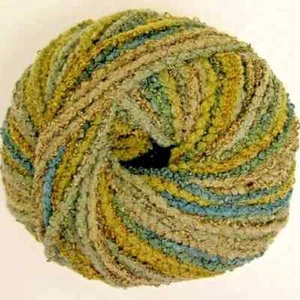 4 BALLS of TEAL & OLIVE TAPENADE MONIQUE SUPER BULKY TRENDSETTER YARNS - 300 YDS - Picture 1 of 1