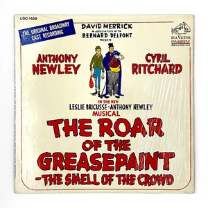 BROADWAY CAST Roar Of The Greasepaint The Smell Of The Crowd (1965 US Mono LP) - Picture 1 of 5
