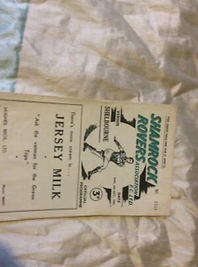 1957/8 SHAMROCK ROVERS V SHELBOURNE 12 - Picture 1 of 1