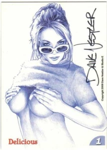 Art of Dave Nestler "Delicious" subset card #1 - signed by Dave Nestler - Picture 1 of 1