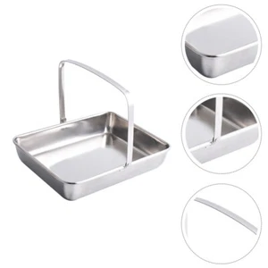 Restaurant Storage Tray Serving Tray With Handles Barbeque Grill Pan - Picture 1 of 12