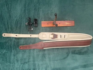 Guitar Bundle - Taylor Guitar Strap / Taylor Inlayed Hanger / PRS Clip-On Tuner - Picture 1 of 8