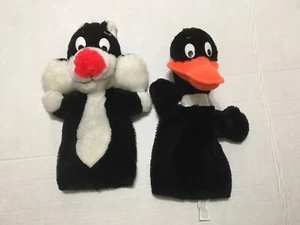 1971 Mighty Star Warner Bros Sylvester & Daffy Duck 11" Puppen Golf Abdeckungen - Bild 1 von 5