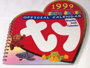 Ty Beanie Baby - 1999 Beanie Babies Official Calendar - Sealed Desk Calendar - Picture 1 of 11