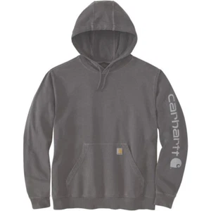 NWT Carhartt 106253 Relaxed Fit Midweight French Terry Hoodie Sweatshirt M Grey - Picture 1 of 6