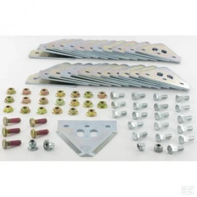 Schumacher 25 Stück Mähmesserklingen für Mähdrescherschneidwerk grob gezahnt 109 - Bild 1 von 3