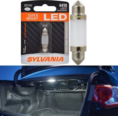 Sylvania ZEVO LED Light 6418 White 6000K One Bulb Trunk Cargo Replacement Lamp - Image 1 of 4