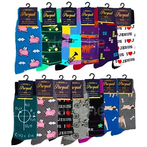 Moda Novedad Divertidos Unisex Calcetines Talla 10-13 Hombre Zapatos 6-12.5 Mujeres Zapatos 10-13 - Imagen 1 de 155