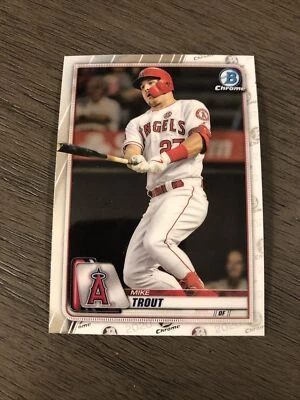 2020 Bowman Chrome-Mike Trout #1-Mint - Image 1 of 2