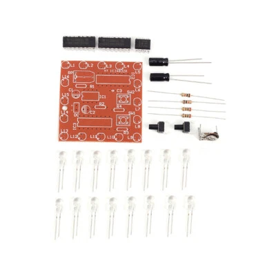 NE555+74HC595 16Bit 16 Channel Light Water Flowing Lights LED Module For Starter - Image 1 of 4