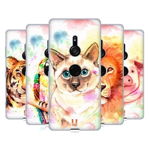 HEAD CASE DESIGNS WATERCOLOURED ANIMALS SOFT GEL CASE FOR SONY PHONES 1 - Picture 1 of 12