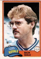 1981 O-Pee-Chee #363 Rich Gale Royals Baseball Card