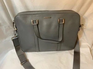 MICHAEL KORS Laptoptasche Herren Leder Aktentasche Grau *TOP* - Bild 1 von 12