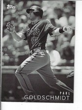 PAUL GOLDSCHMIDT 2018 ON DEMAND SET 5 BLACK/WHITE CARD 11 PR=1666 AZ DIAMONDBACK
