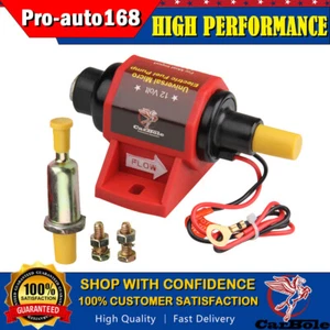2-3 PSI 28 GPH Low Pressure Electric Inline Fuel Pump Carburetor Gas Universal - Picture 1 of 15