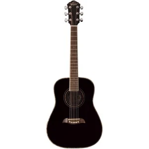 Oscar Schmidt OGHSB Student 1/2 Size Steel String Acoustic Guitar, Black - Picture 1 of 1