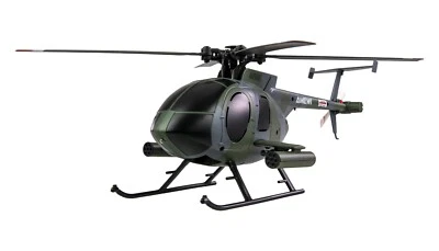 HUGHES MD500 HELIKOPTER MILITÄR 4-KANAL 6G RTF 256mm ROTOR Amewi 25353 - Bild 1 von 4