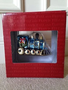 Fitz and Floyd "Old Fashion Xmas Train Engine" Ornament NIB - Picture 1 of 9