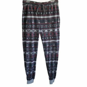 Disney Parks Damen Pyjama Lounge Hose Größe S Grau Original Fair Isle - Bild 1 von 6