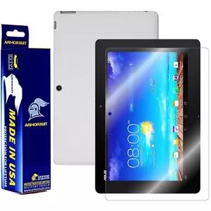 ArmorSuit MilitaryShield ASUS Transformer Pad TF701T Screen + White Carbon Fiber - Picture 1 of 6