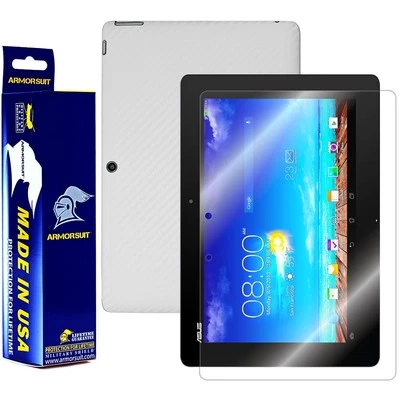 ArmorSuit MilitaryShield ASUS Transformer Pad TF701T Screen + White Carbon Fiber - Image 1 of 4