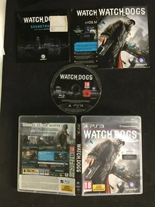 Watch Dogs Mit CD Soundtrack sony PLAYSTATION 3 PS3 Pal Italienisch Verwendet - Bild 1 von 3