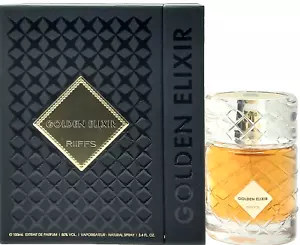 RIIFFS GOLDEN ELIXIR EXTRAIT DE PARFUM SPRAY UNISEX 3.4 Oz / 100 ml BRAND NEW!!! - Picture 1 of 10