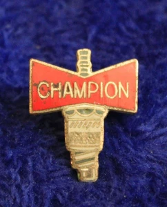 Vintage Champion Spark Plug Hat lapel Pin Accessory - Picture 1 of 6